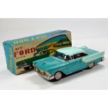 ATC Asahi (Japan) Tin Plate Large Scale Friction Drive New Ford Fairlane. Stunning toy displays