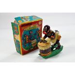 Extremely Scarce Tin Plate Trade Toys Japanese Issue toy comprising Calypso Joe the Drummer.