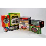 A group of diecast bus models from various makers, Solido, Corgi, EFE etc plus others. NM in