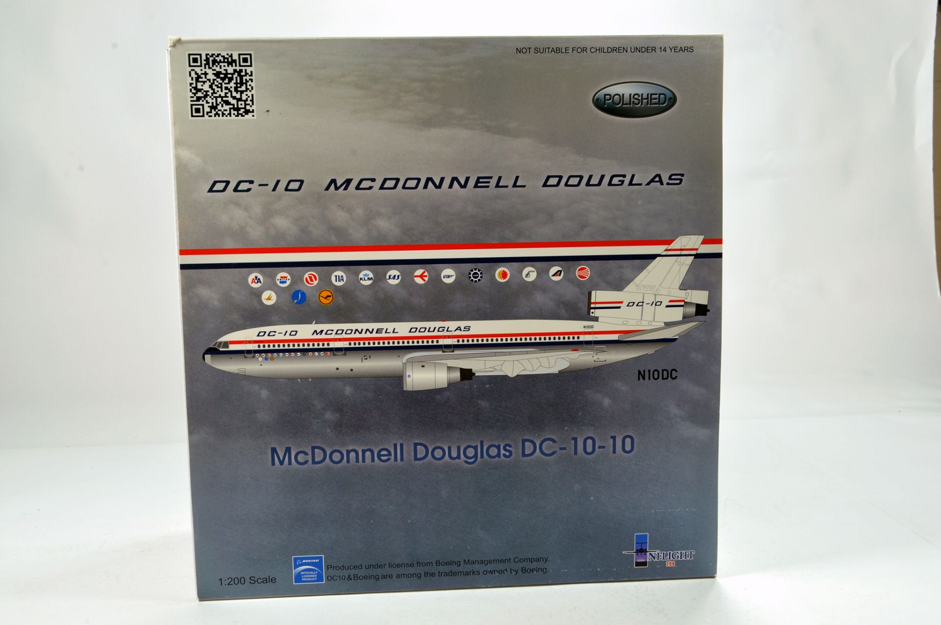 Inflight Models 1/200 Diecast Aircraft Models comprising McDonnell Douglas DC10 Polished. Graded