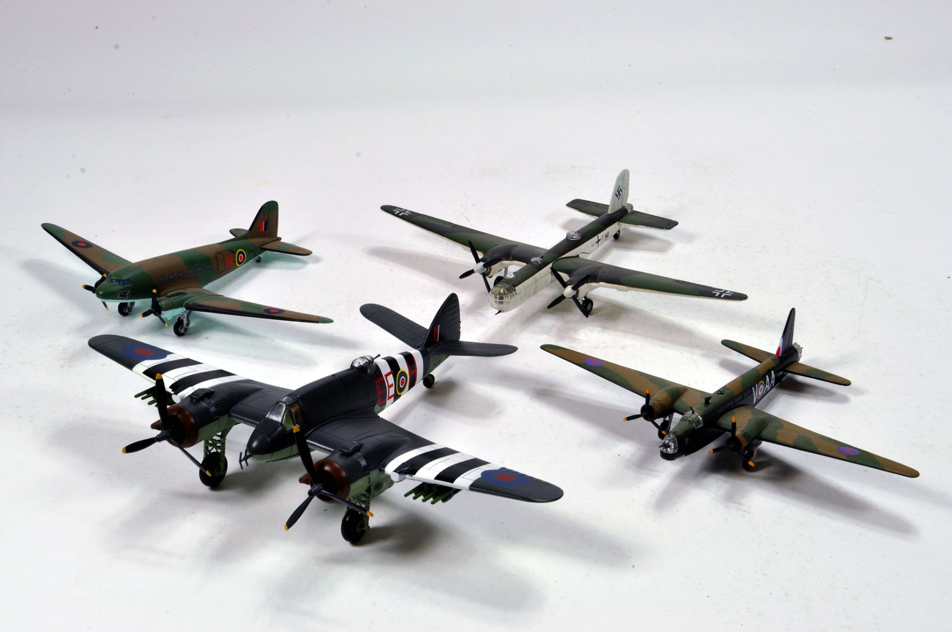 Impressive Diecast Aircraft group comprising various Luftwaffe and RAF Royal Airforce issues. 1/72