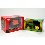 Britains 1/32 Farm Duo comprising Kuhn Baler and John Deere 7410 Tractor. NM in Boxes. (2)