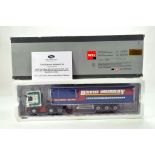 WSI 1/50 Diecast Precision Truck Issue comprising DAF XF with CurtainTrailer in livery of David