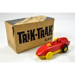 Trik-Trak (Spot-On). Plastic racing car is NM in E Box (with inner packing).