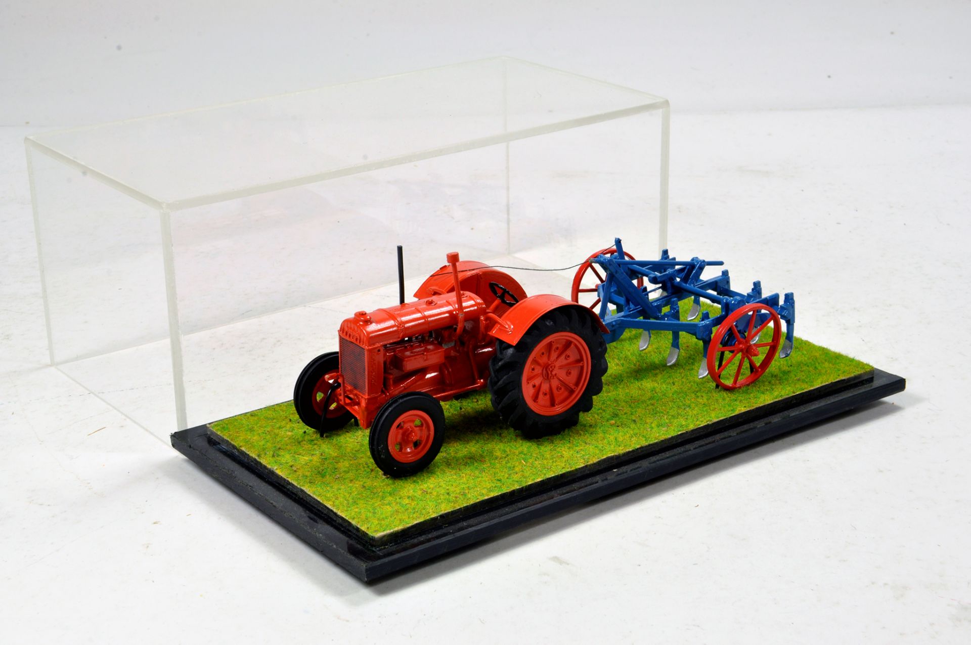 Scaledown Models Hand Built 1/32 Fordson Tractor and Cultivator. Superb model is provided wih