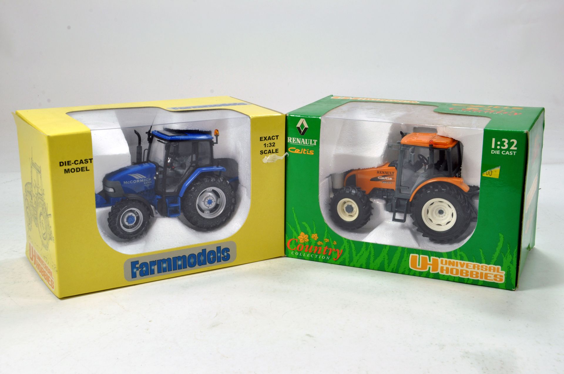 Universal Hobbies 1/32 Tractor Duo comprising McCormick Special Balfour Beatty Edition plus