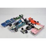 Various assembled plastic model car kits. Attentioned Needed. (6)