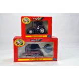 Britains 1/32 Farm Duo comprising Fiatagri L85 Tractor plus Volac Bale Wrapper. NM in Boxes. (2)