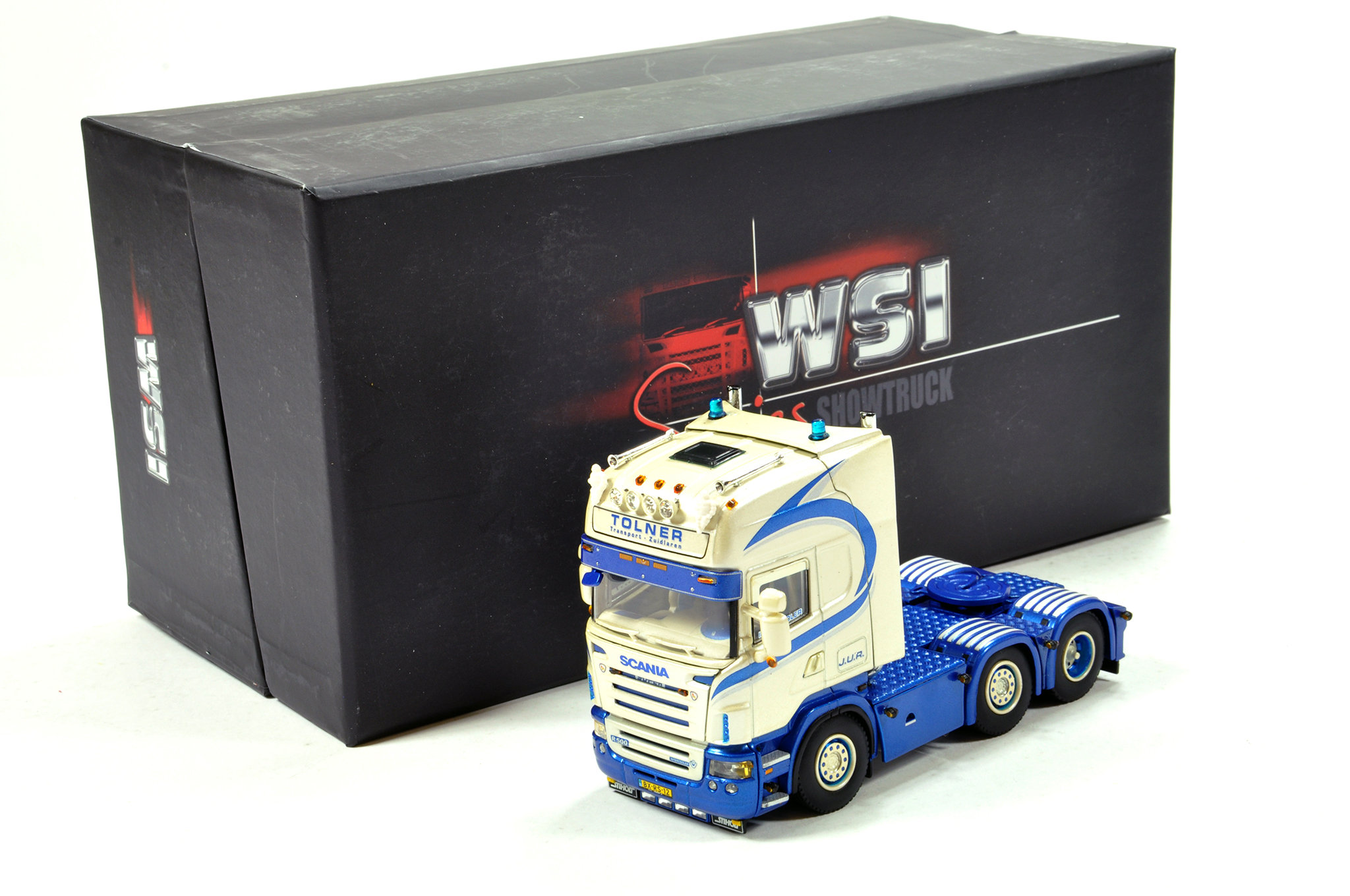 WSI 1/50 Diecast Precision Truck Issue comprising Scania R Tractor in livery of Tolner. NM in Box.