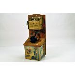 CODEG Original Issue Tin Ranch Phone Toy Mechanical Money Box. Some wear but still displays well.