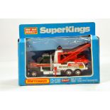 Matchbox Superkings No. K-20 Peterbilt Wreck Truck. E to NM in G Box.