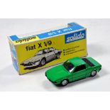 Solido 1/43 No. 33 Fiat X 1/9 in green. NM in Box.