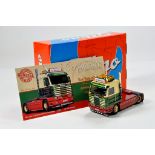 Tekno 1/50 Diecast Precision Truck Issue comprising Scania 143M in livery of Ken Thomas. NM in Box.