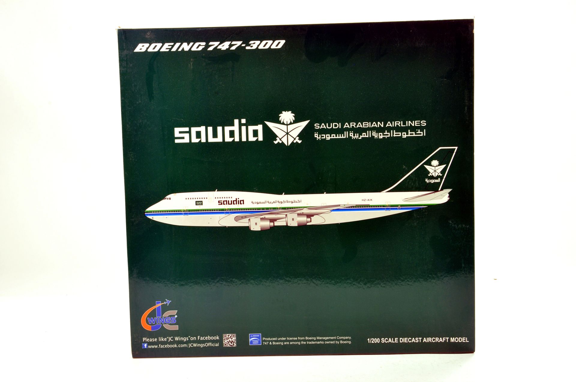 JC Wings 1/200 Diecast Aircraft Models comprising Concorde plus Boeing 747 Saudia. Graded ex shop