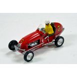 Hand Built Monogram Plastic Model Kit of a Midget racing car. Some light attention needed.