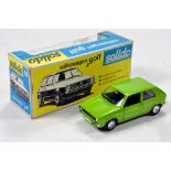 Solido 1/43 No. 19 Volkswagen Golf MK1 in lime green. NM in Box.
