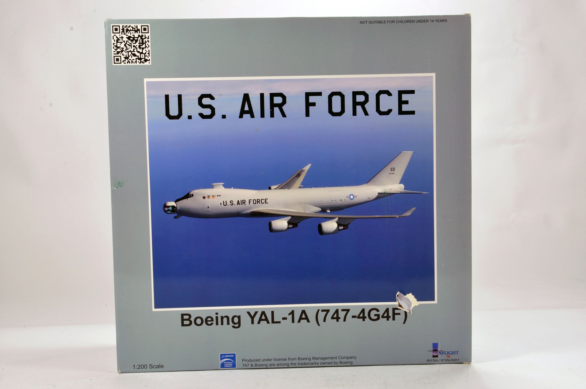 Inflight Models 1/200 Diecast Aircraft Models comprising Boeing YAL-1A 747 US Air Force. Graded ex