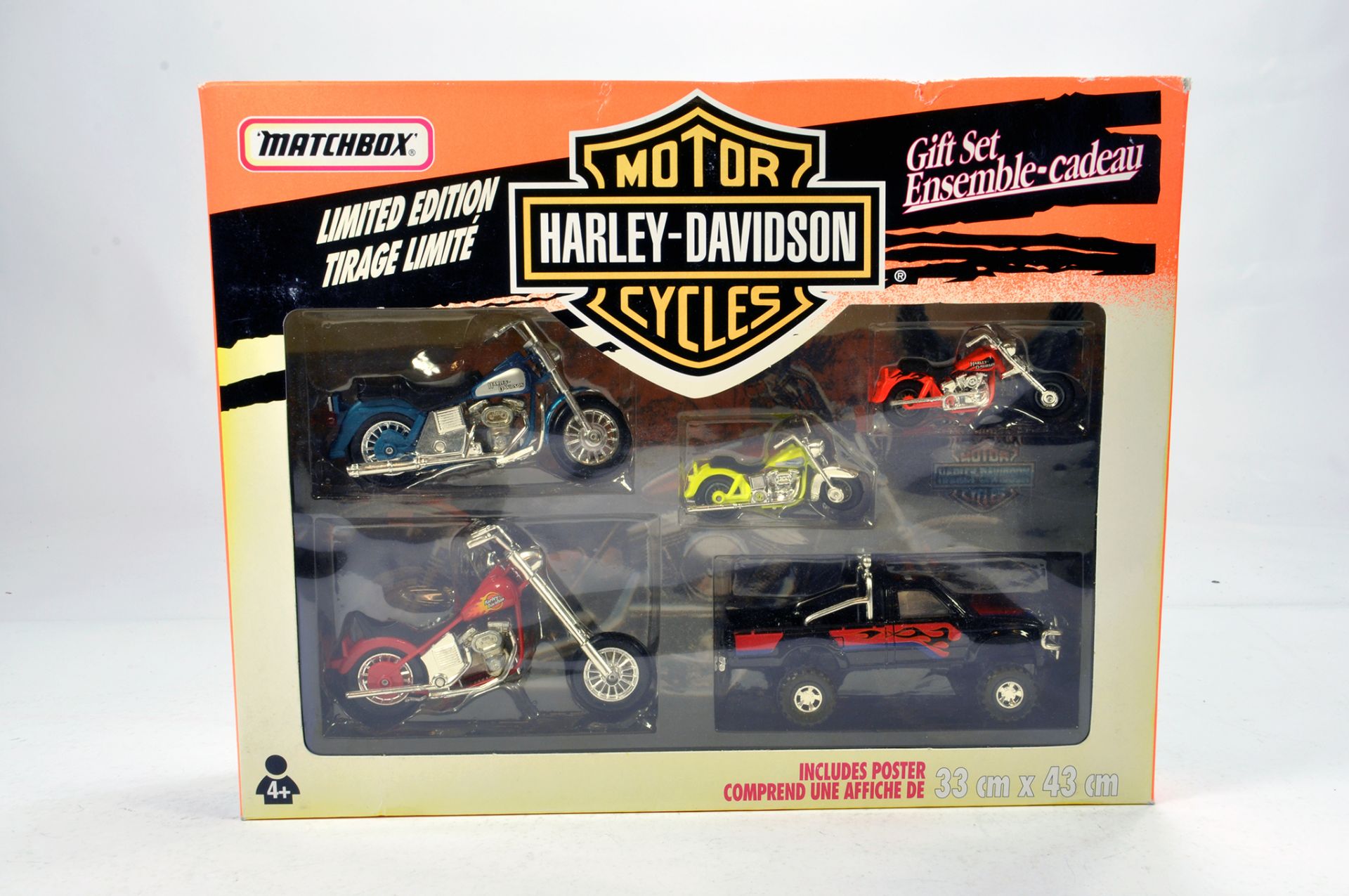 Matchbox Harley Davidson Presentation Gift Set. NM in Box.