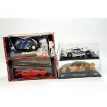 Scalextric Car group comprising Kodak Chevrolet, Porsche and others. Untested but appear E. (4)