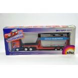 Siku 1/55 Diecast Truck Issue comprising No. 3425 Truck with Garage Transporter. NM in Box.