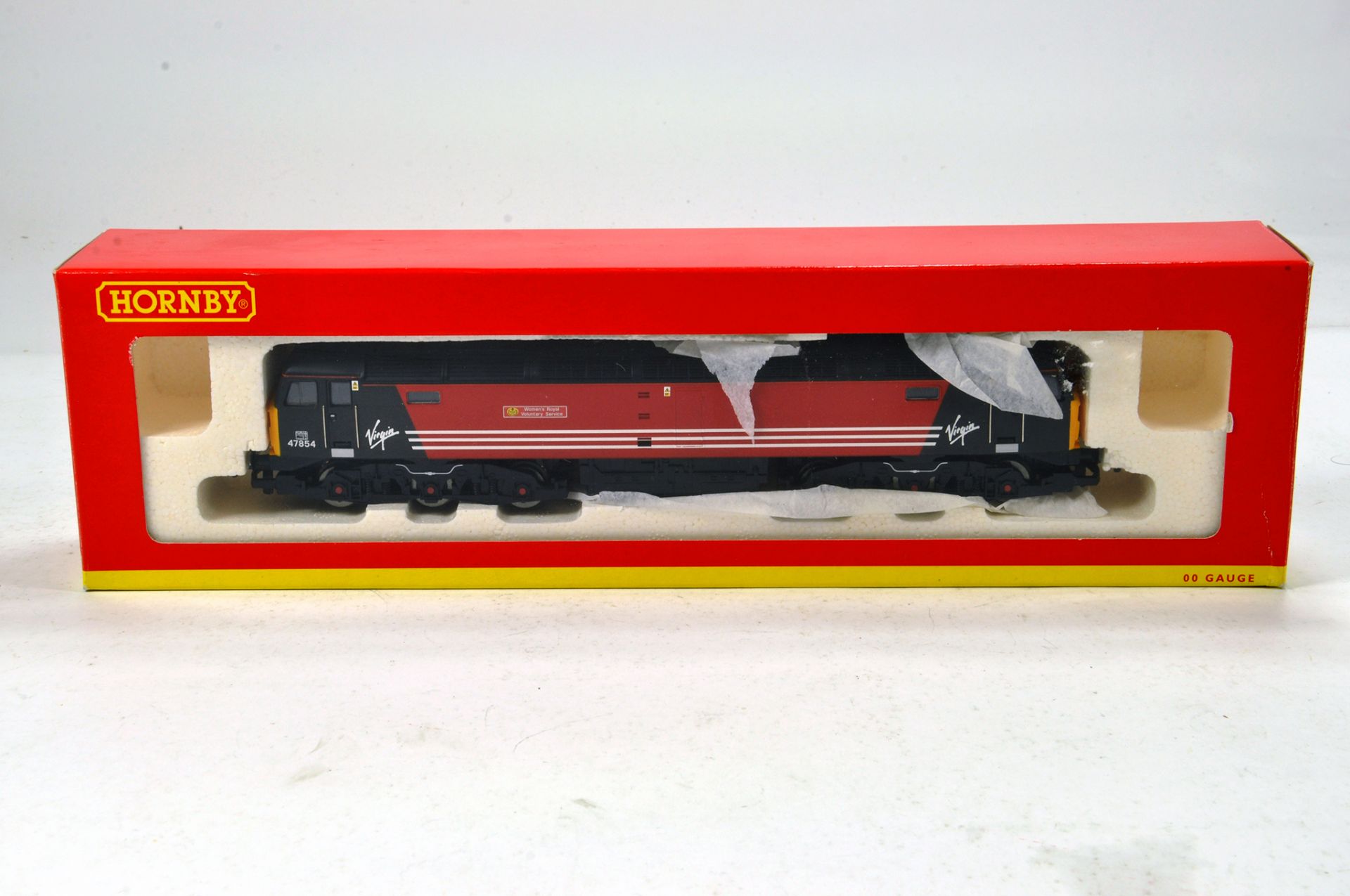 Hornby OO Gauge Railway comprising R2289G Virgin Trains Class 47 Locomotive. NM in Box.