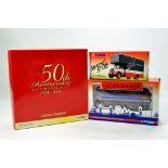 Corgi Commercial Diecast issues comprising 50th Anniversary Routemaster Bus Set plus Last