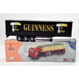 Corgi 1/50 Diecast Truck Issues comprising Albion London Brick and Guiness Curtain Trailer. NM in