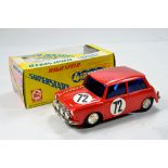 Stelco (Germany) Large Scale Plastic Mini Cooper issue. Extremely hard to find, displays superb in