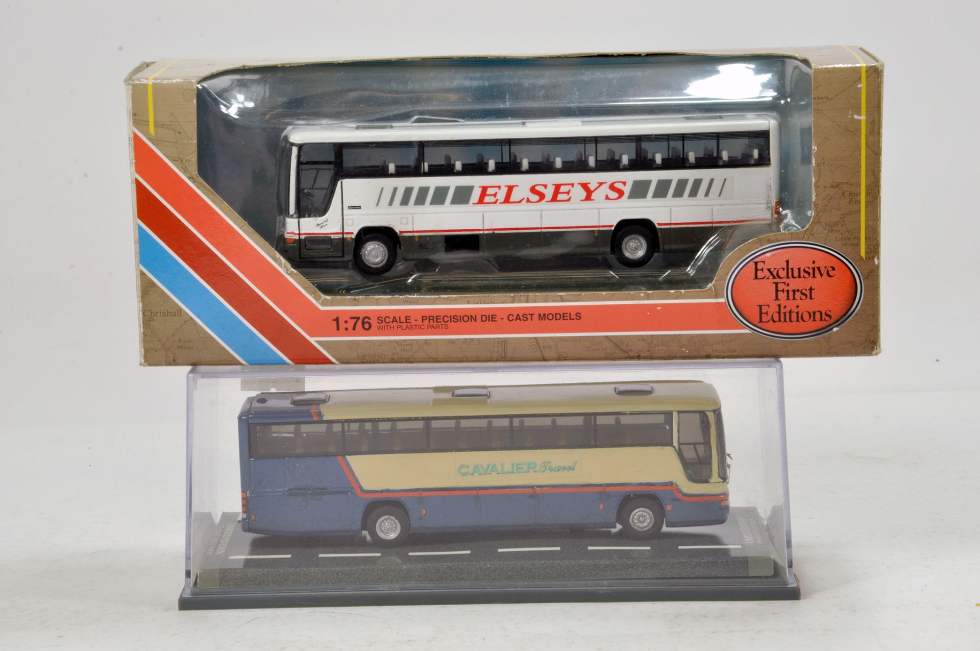 Bespoke Code 3 issues of Coach models based on Elseys and Cavalier of Lincolnshire transport firms