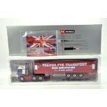 WSI 1/50 Diecast Precision Truck Issue comprising Volvo F12 with Curtain Trailer in livery of Trevor
