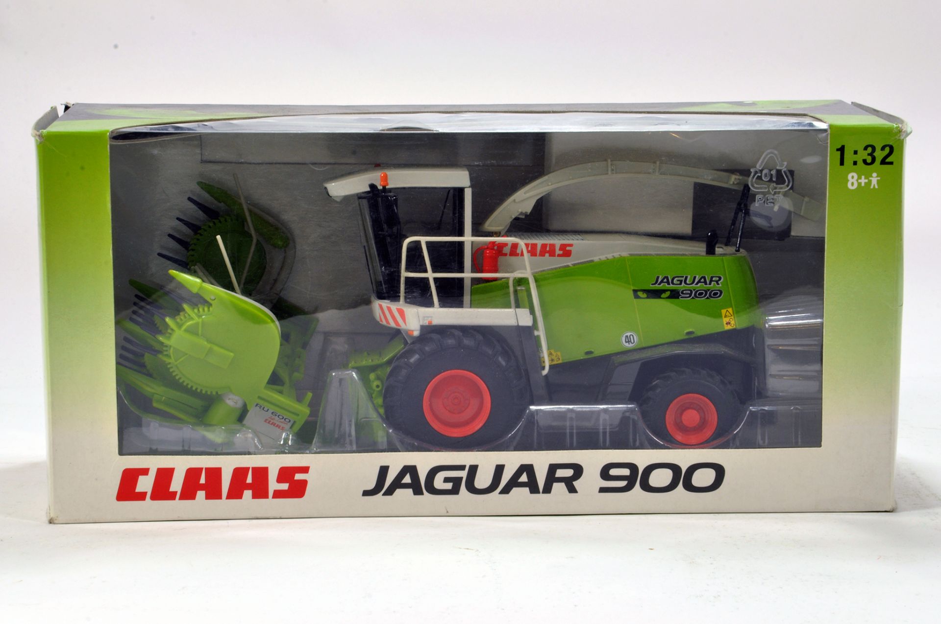 Norscot 1/32 Farm Issue comprising Claas Jaguar 900 Forage Harvester Green Eyes Edition. Generally