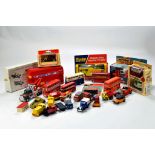 Assorted diecast comprising boxed issues from Dinky and Matchbox plus Promotional bus issues and