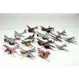 Unboxed diecast Aircraft group comprising various issues. Some attention needed but generally VG.