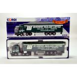 Corgi 1/50 diecast truck issue comprising No. CC14033 Volvo FH Moving Floor Trailer in livery of