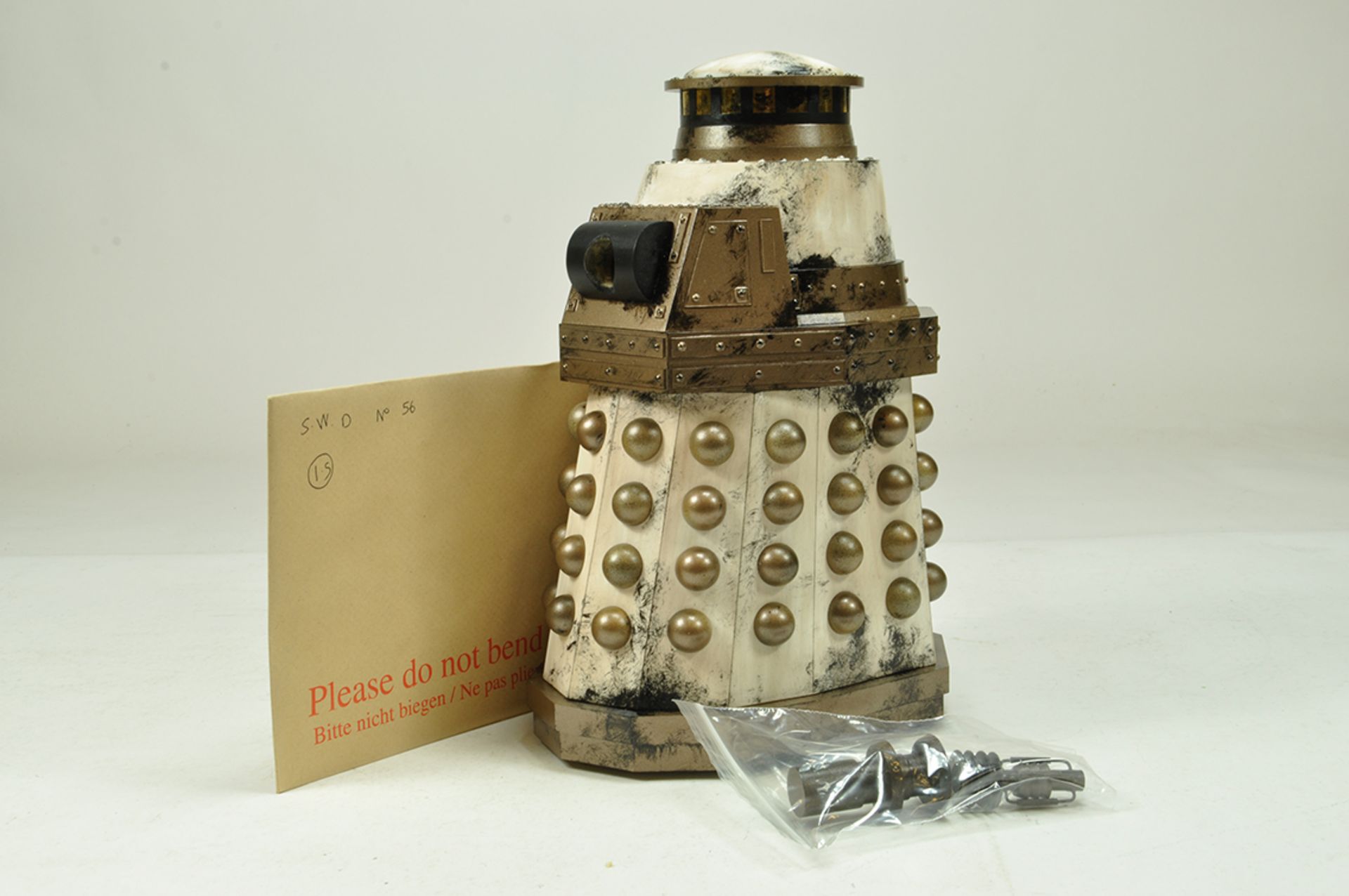 ARC Series of 1/5 scale Handbuilt Dr Who Dalek issues comprising SWD Dalek. Complete with