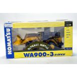 Joal 1/50 diecast issue comprising Komatsu WA900-3 Wheel Loader. E to NM in Box.