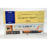 Corgi 1/50 diecast truck issue comprising No. CC12908 Scania Topline Fridge Trailer in livery of