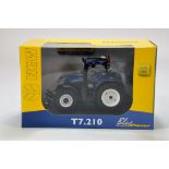 Universal Hobbies 1/32 Farm Issue comprising New Holland T7.210 Blue Power Tractor. Generally E to