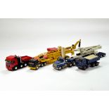 Assortment of mainly 1/50 construction and truck diecast issues from various makers. Conrad, NZG
