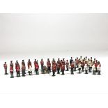 An impressive display of marching band related lead metal Soldiers from Britains