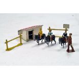 Lead Metal group of items comprising Donkey Ride and Riders. Scarce.