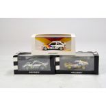 Trio of diecast 1/43 vehicles from Minichamps comprising various Rally Racing Issues. Generally E to