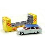 Dinky No. 172 Fiat 2300 Station Wagon. Light gret and blue roof with chrome hubs. Generally E to