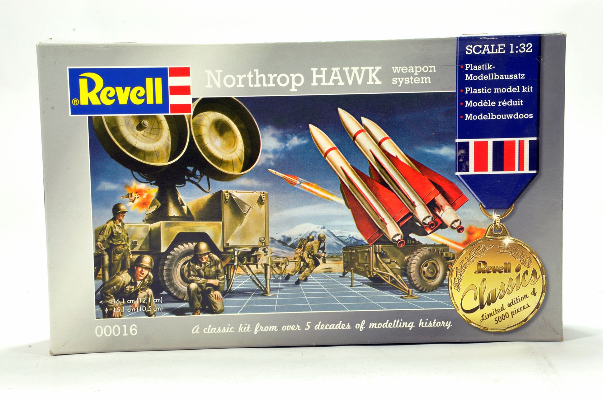 Revell Plastic Model Kit comprising limited edition Northrop Hawk Weapon System. Complete.