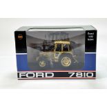 Universal Hobbies 1/32 Ford 7810 Special Edition Gold Tractor. 30 pcs only. E to NM in Box.