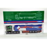 Corgi 1/50 diecast truck issue comprising No. CC13709 Scania R Series Curtainside in livery of CS