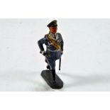 Very Scarce Elastolin Composition 7-8 cm figure comprising Goering with moveable arm and Baton.