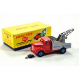 Dinky No. 430 Comma Breakdown Lorry Dinky Service with red cab and chassis, grey back and jib,