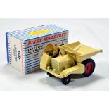 French Dinky No. 887 Basculeur Automoteur (Muir Hill Dumper) in pale yellow with red hubs and