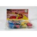 Unusual small scale plastic construction vehicle set. Empire Made.